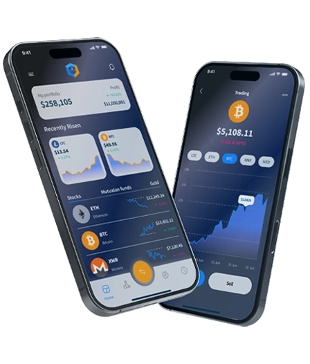 Vzion Invest Smartphone-Dashboard