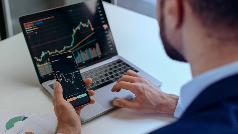 Vzion Invest KI-Handelsdashboard